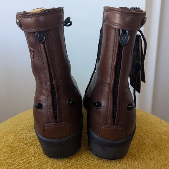 Ariat Brown Paddock Leather Riding Boots Performer III Size 9.5B NWT - Picture 3 of 12